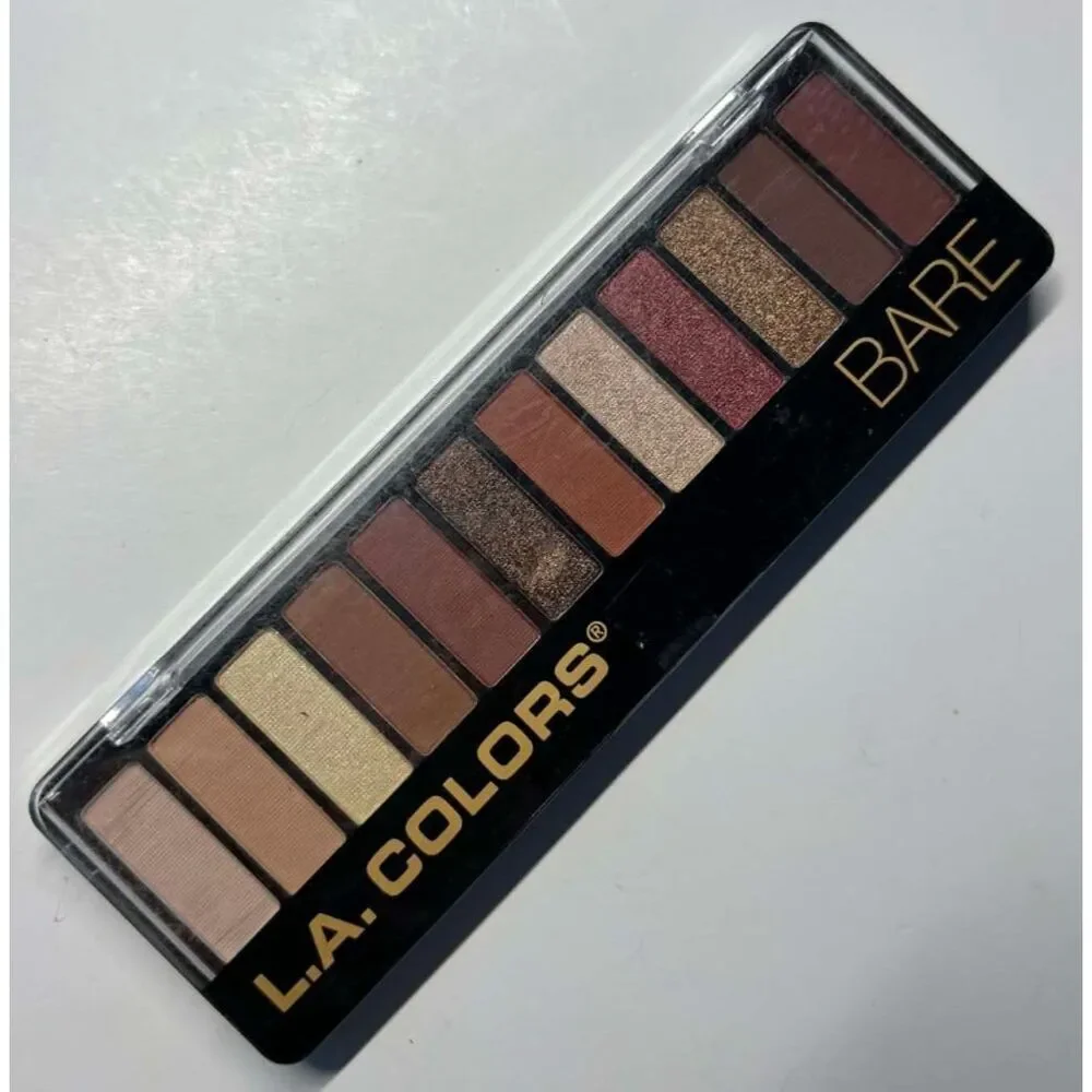 LA Colors 12 Color Eye Shadow Palette C42415 Bare